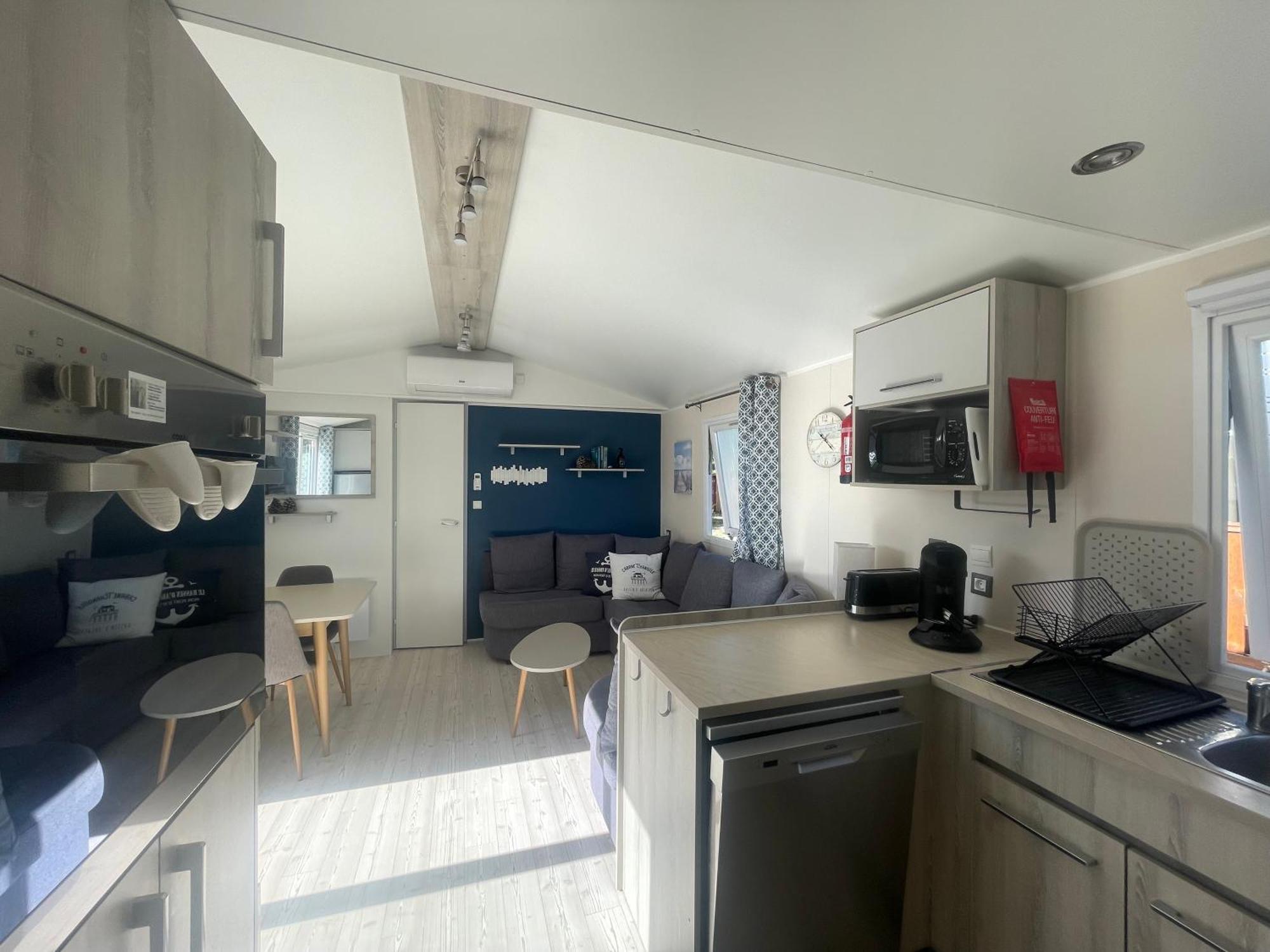Mobil Home Xxl - Bord Lac - Camping Les Viviers - Lege Cap Ferret Exteriör bild