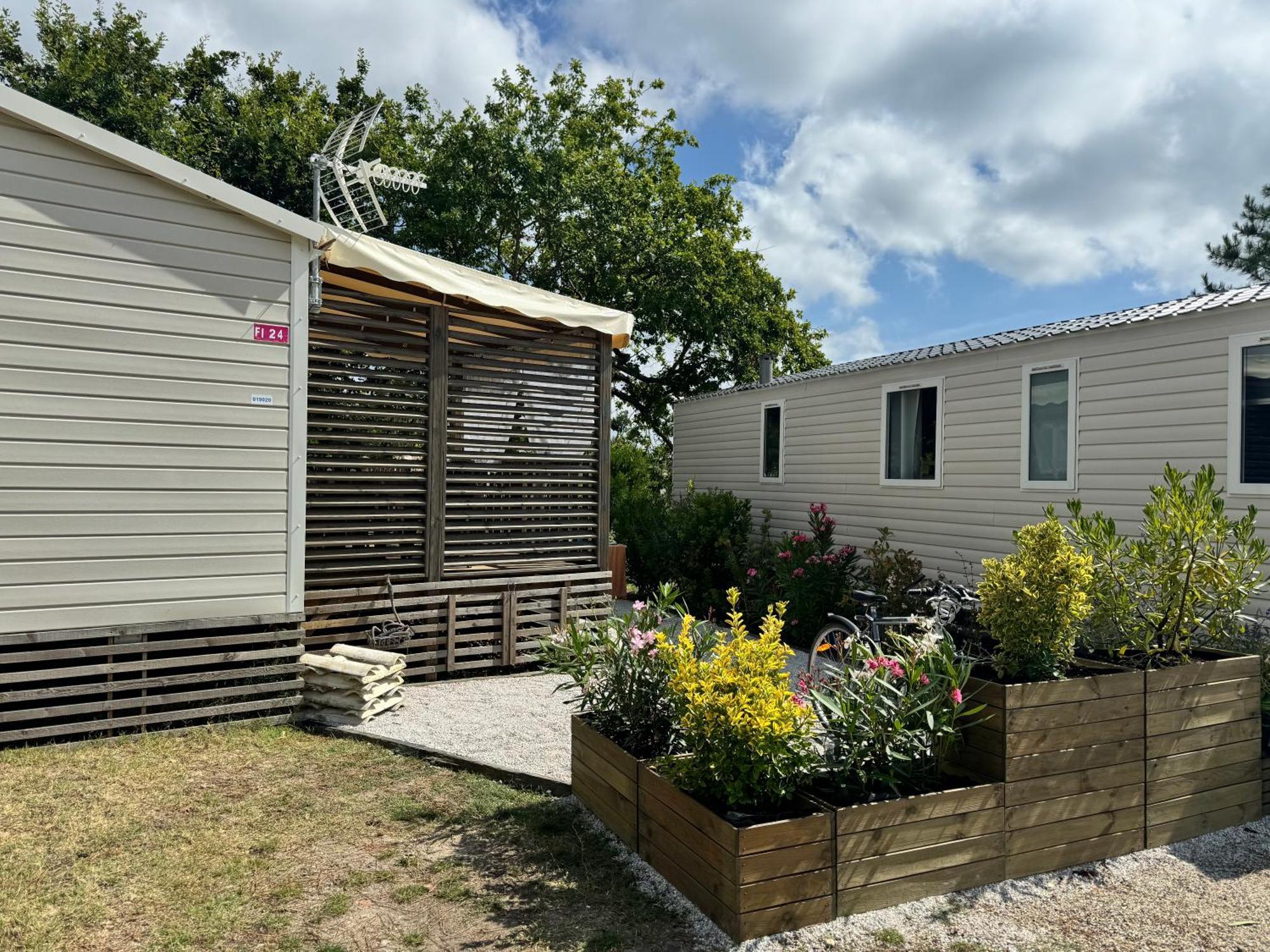 Mobil Home Xxl - Bord Lac - Camping Les Viviers - Lege Cap Ferret Exteriör bild